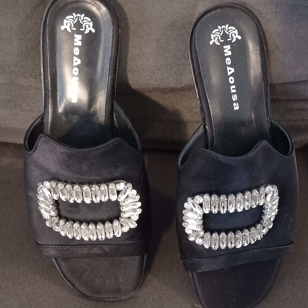 Medusa Sandals Size 6.5 37 Rhinestones